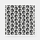 Acht-Ball Billiards Pool Patroon CUSTOOR Servet (Voorkant)