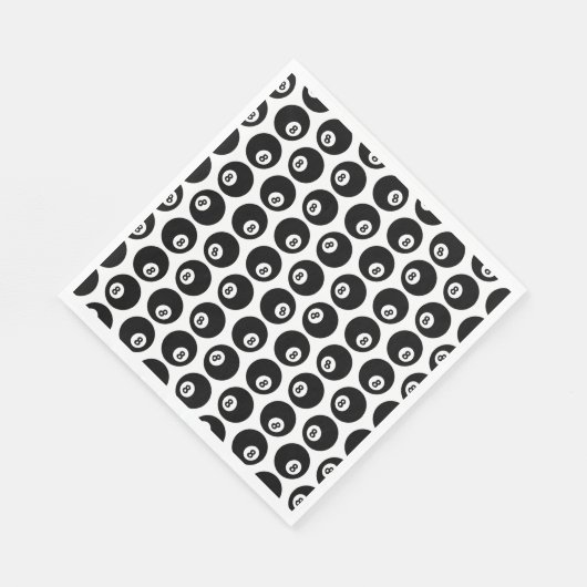 Acht-Ball Billiards Pool Patroon CUSTOOR Servet (Hoek)