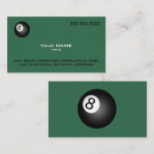 Acht Ball Modern Visitekaartje (Voorkant / Achterkant)