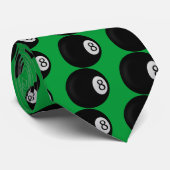 Acht Ball Sport Necktie Stropdas (Opgerold)