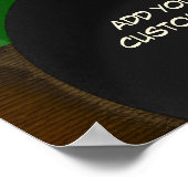 Acht balpool en Billiards op maat Poster (Hoek)