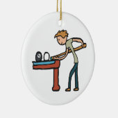 Acht balpool keramisch ornament (Rechts)
