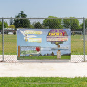 Acht Bijbelverzen om door te leven! Spandoek (Insitu)