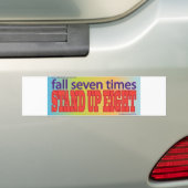 acht bumpersticker (Op auto)