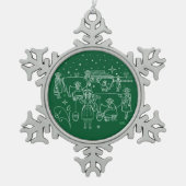ACHT DAG CHRISTMAS / Snowflake Ornament (Voorkant)