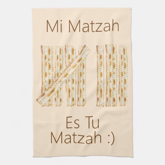Acht dagen van Matzah Theedoek (Verticaal)