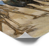 Acht dansende vrouwen in vogellichamen poster (Hoek)