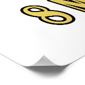 acht dienstmeisjes - achtste kerst op de achtste d poster (Hoek)