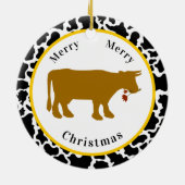 Acht dienstmeisjes per melkbeurt - Aangepast jaar Keramisch Ornament (Achterkant)