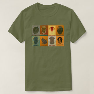 Acht Fossil Trilobites T-shirt