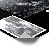 Acht foto familie liefde citaat poster (Hoek)