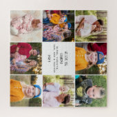 Acht foto van ons houden van oma legpuzzel (Horizontaal)