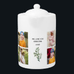 Acht foto van ons houden van oma theepot<br><div class="desc">Acht foto die we van je houden,  oma Teapot.</div>