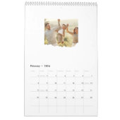 Acht foto's Moderne Elegant Collage Family Love Kalender (Feb 2026)