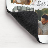 Acht foto's Moderne Elegant Collage Family Love Muismat (Hoek)