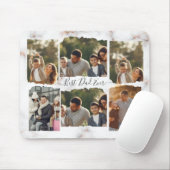 Acht foto's Moderne Elegant Collage Family Love Muismat (Met muis)