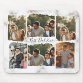 Acht foto's Moderne Elegant Collage Family Love Muismat (Voorkant)