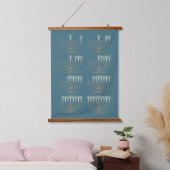 Acht Hanukkah Nights Hanging Tapestry Hangend Wandkleed (Slaapkamer)
