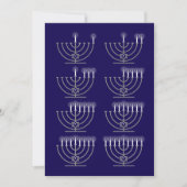 Acht Hanukkah Nights Holiday Kaart (Voorkant)