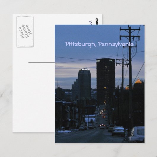 Acht Herfsten in Pittsburgh, PA Briefkaart (Voorkant / Achterkant)