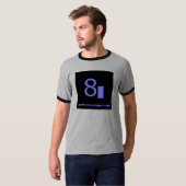 Acht immorals Muziek Nieuw Shirt Logo (Voorkant volledig)