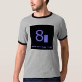 Acht immorals Muziek Nieuw Shirt Logo (Voorkant)