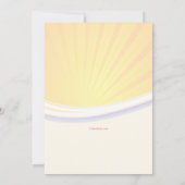 Acht is een prachtige verjaardagsuitnodiging kaart (Achterkant)