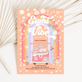 Acht is een Vibe Daisy Groovy 8e verjaardag Kaart