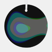 Acht jaar 1059 glas ornament (Achterkant)