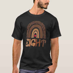 Acht jaar oude regenboog 8e verjaardag Decoraties  T-shirt