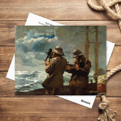 Acht klokken nautische Winslow Homer Briefkaart