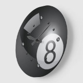 Acht kogelmuur grote klok (Hoek)