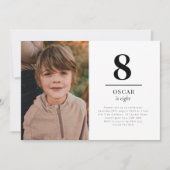 Acht Landschapsfoto Uitnodiging (Voorkant)