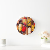 Acht links ronde klok (Huis)