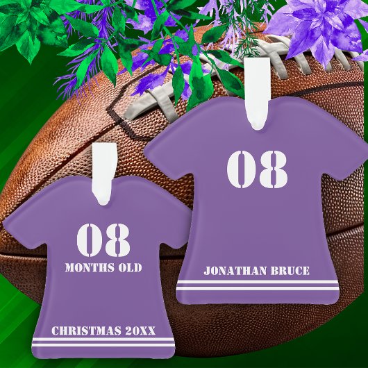 Acht maanden oude kerst ornament