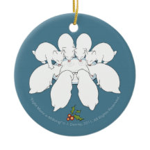 Acht Manx a-Milking... kerstboom