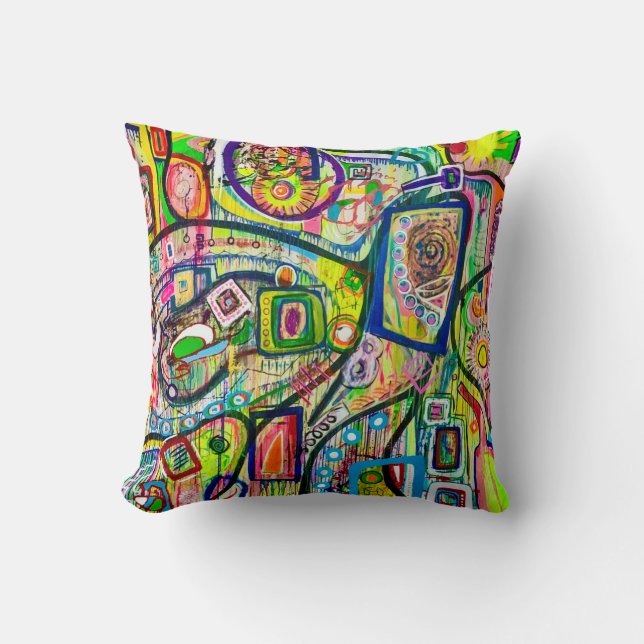 Acht Martinis 16 x 16 Cotton Sierkussen (Voorkant)