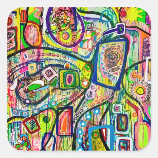 Acht Martinis Stickers (Voorkant)