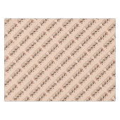 Acht meiden een melken cut-out stencil-stijl 3 tafelkleed (Voorkant (Horizontaal))