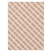 Acht meiden een melken cut-out stencil-stijl 3 tafelkleed (Voorkant)