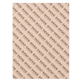 Acht meiden een melken cut-out stencil-stijl 3 tafelkleed