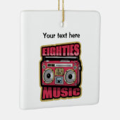 Acht muziekstereo keramisch ornament (Rechts)