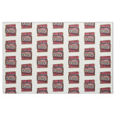 Acht muziekstereo stof (Fat Quarter)