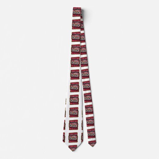 Acht muziekstereo stropdas (Voorkant)