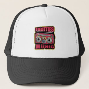Acht muziekstereo trucker pet