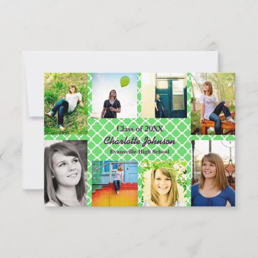 Acht/Negen Foto's Lime - 3x5 Grad Aankondiging (Voorkant)