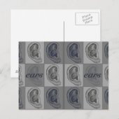 Acht Oren Grafiek Briefkaart (Voorkant / Achterkant)