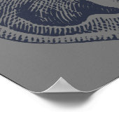 Acht oren grafisch poster (Hoek)