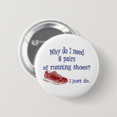 Acht paren met schoepen ronde button 5,7 cm (Voorkant /achterkant)