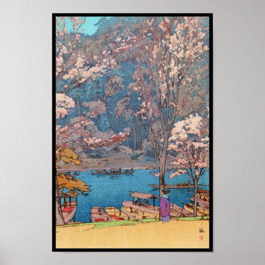 Acht scènes van Cherry Blossom, Arashiyama Poster (Voorkant)
